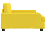 Armchair Light Yellow Fabric 42043463