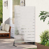 Privacy Screen Grey 100 x 50 x 180 cm Steel 868567