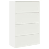 Storage Cabinet White 90 x 40 x 140 cm Steel 3406165