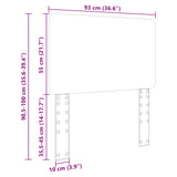 Headboard Concrete Grey Engineered wood 887927