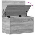 ZNTS Storage Box Grey Sonoma 60x35x35 cm Engineered Wood 840679