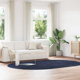 Shaggy Rug High Pile NAVARRA Navy 300x200 cm Polyester 4102939