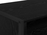 TV Cabinet 100 x 36.5 x 30.5 cm Black Oak Engineered Wood 886552