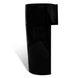 ZNTS Ceramic Stand Bathroom Sink Basin Faucet/Overflow Hole Black Round 141943