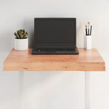 Table Top Light Brown 60x60x cm Treated Solid Wood Live Edge 363937