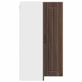 Wall Corner Cabinet LUCCA Brown Oak 57 x 57 x 100 cm 885172