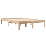 Bookcase Bed without Mattress 120x190 cm Solid Wood Pine 3324335