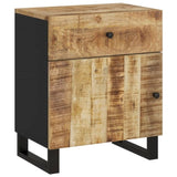 Bedside Cabinet 50x33x60 cm Solid Wood Mango&Engineered Wood 350656