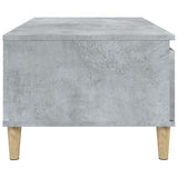 ZNTS Coffee Table Concrete Grey 90x50x36.5 cm Engineered Wood 821112