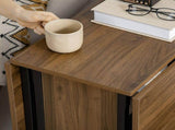 Six-Person Drop Leaf Dining Table - Brown/Black T3398P330383