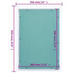 Access Panel with Aluminium Frame and Plasterboard 300x600 mm 145099