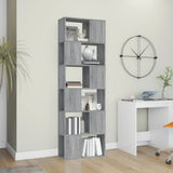 Book Cabinet/Room Divider Grey Sonoma 60x24x186 cm 816033