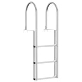 3-Step Dock Ladder Silver 45 x 11.5 x 134 cm Aluminum 42011353