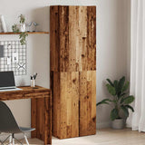 Highboard Old Wood 60x32x190 cm Engineered Wood 3318714