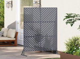 Privacy Screen Anthracite 100 x 50 x 180 cm Steel 868544