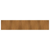 Rug Rectangular Brown 100x500 cm Bamboo 376824