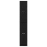 Apothecary Cabinet Black oak 30 x 41 x 174.5 cm Engineered wood 3365620