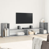 TV Cabinets 2 pcs Concrete Grey 100x30x50 cm Engineered Wood 840796