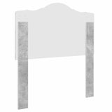 Headboard Concrete Grey Engineered wood 888059