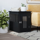 Dog Crate Furniture Black 45x62x59 cm Engineered Wood 838310