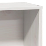 Bed Frame without Mattress White 100x200 cm Solid Wood Pine 3323432