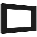 TV Cabinet Set 8 pcs Black Oak Engineered Wood 3332528