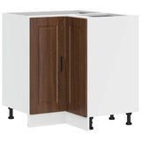 Kitchen Corner Base Cabinet "Porto" Brown Oak Engineered Wood 853994