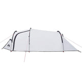 Camping Tent Tunnel 3-Person White Blackout Fabric Waterproof 94393