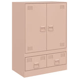 Highboard Pink 67x39x95 cm Steel 841806