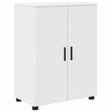 Bathroom Furniture Set 4 pcs White Engineered Wood and Metal 3393083