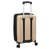 Suitcase Folding Champagne 34 x 23 x 55.5 cm ABS Plastic 42006254