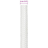 Boat Rope 10 m 4 White PP 42029610