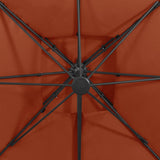 Cantilever Garden Parasol Terracotta 312382