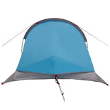 Backpacking Tent Blue 2-Person 185T Polyester with PU Coating 42018575