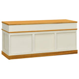 Storage Bench Solid Paulownia Wood 100 cm 240803