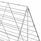 Rabbit Cage Silver 100 x 100 x 210 cm Galvanised Steel 42019240