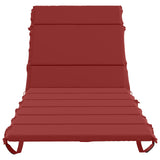 Sunlounger Cushion GEMERT 100% Polyester Wine Red 948557