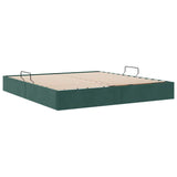Storage Bed with Mattress Dark Green 160 x 200 cm Velvet 3370109