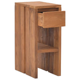 Bedside Cabinet 20x35x50 cm Solid Teak Wood 326122