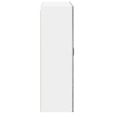 Wall Glass Cabinet LUCCA Grey Sonoma 80 x 31 x 100 cm 885161