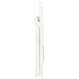 Garden Chair Set of 2 White Plastic Medium Foldable 48766