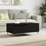 Coffee Table Black 90x50x36.5 cm Engineered Wood 830797