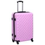 ZNTS Hardcase Trolley Set 2 pcs Pink ABS 92429