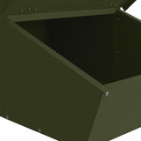 Pig Feeder Olive Green 55 x 38 x 76 cm Cold-Rolled Steel 874637