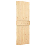 Sliding Door with Hardware Set 70x210 cm Solid Wood Pine 3203136