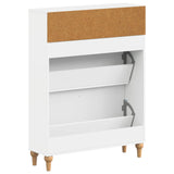 Shoe Cabinet ALKMAAR 78 x 24 x 103 cm Engineered Wood White 896215
