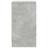 Sideboard Concrete grey 40 x 41 x 75 cm Engineered wood 865058