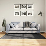 Rug IZA Short Pile Scandinavian Look Anthracite 120x170 cm 375428