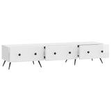 TV Cabinet High Gloss White 147 x 34.5 x 30 cm Engineered Wood 895629