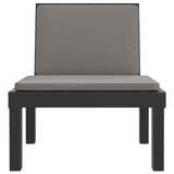 6 Piece Garden Lounge Set with Cushions Anthracite PP 3190450